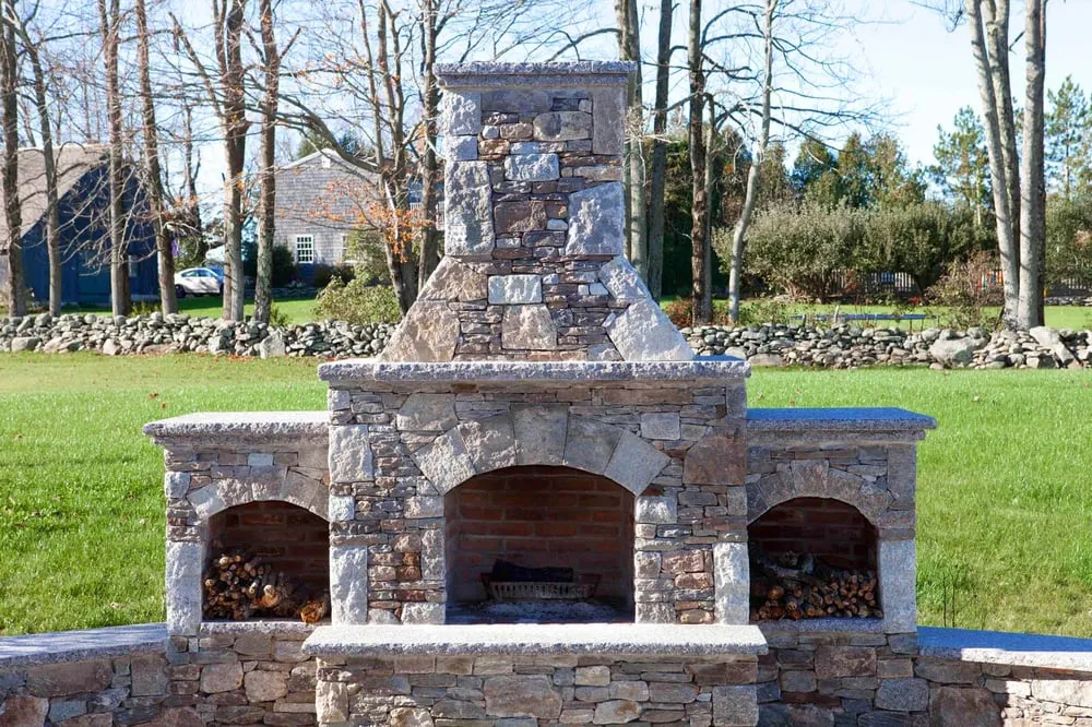 Local landscape installation in Westborough, MA by Stonefire Outdoor Living