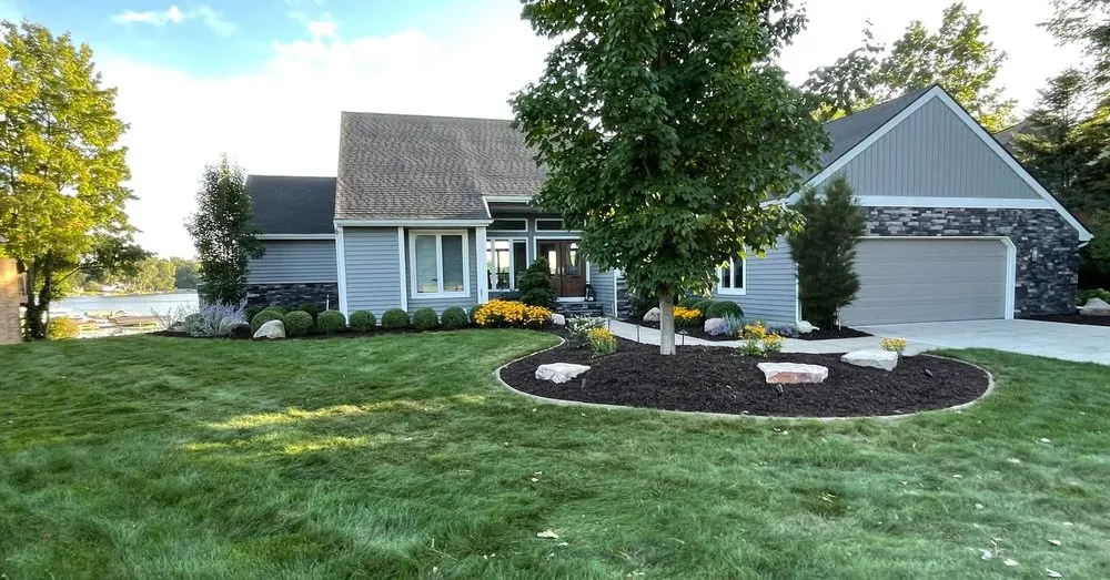 Custom outdoor landscaping for residential properties across New Braunfels, TX - StoneHaven Landscaping & Management