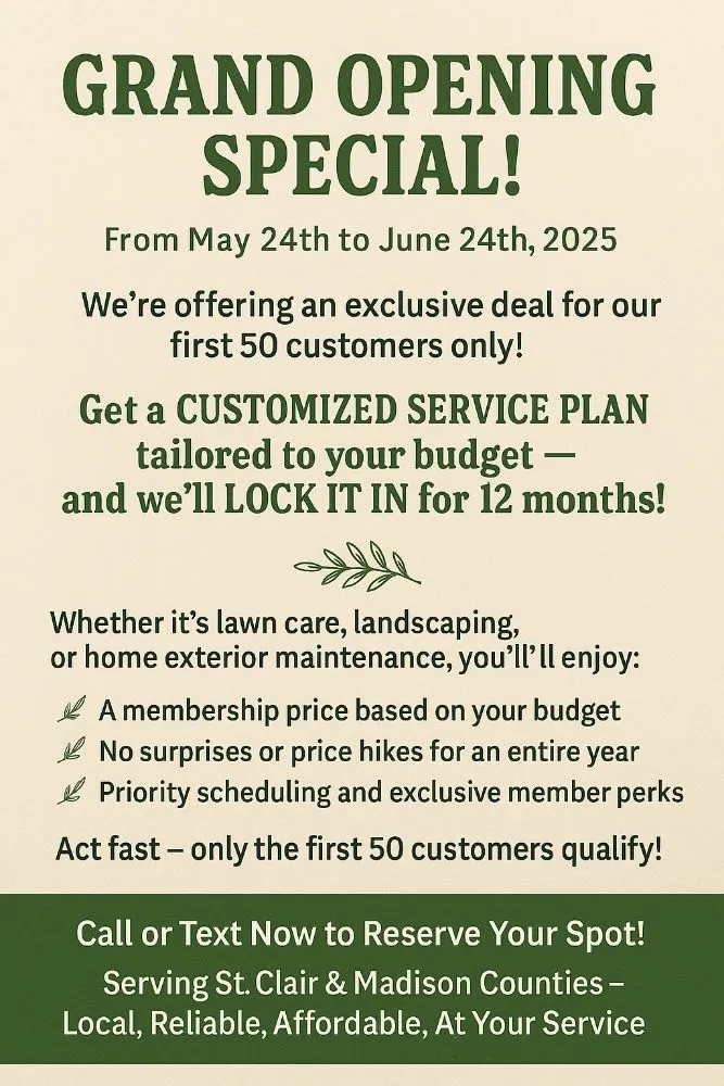 Affordable yard maintenance for outdoor upgrades across Ofallon, IL - Stone's Interior Painting and Flooring