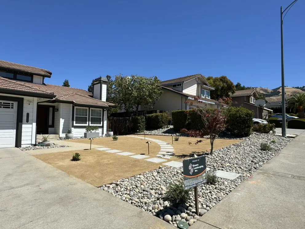 Custom residential landscaping for year-round maintenance in San Jose, CA by Stones Landscaping