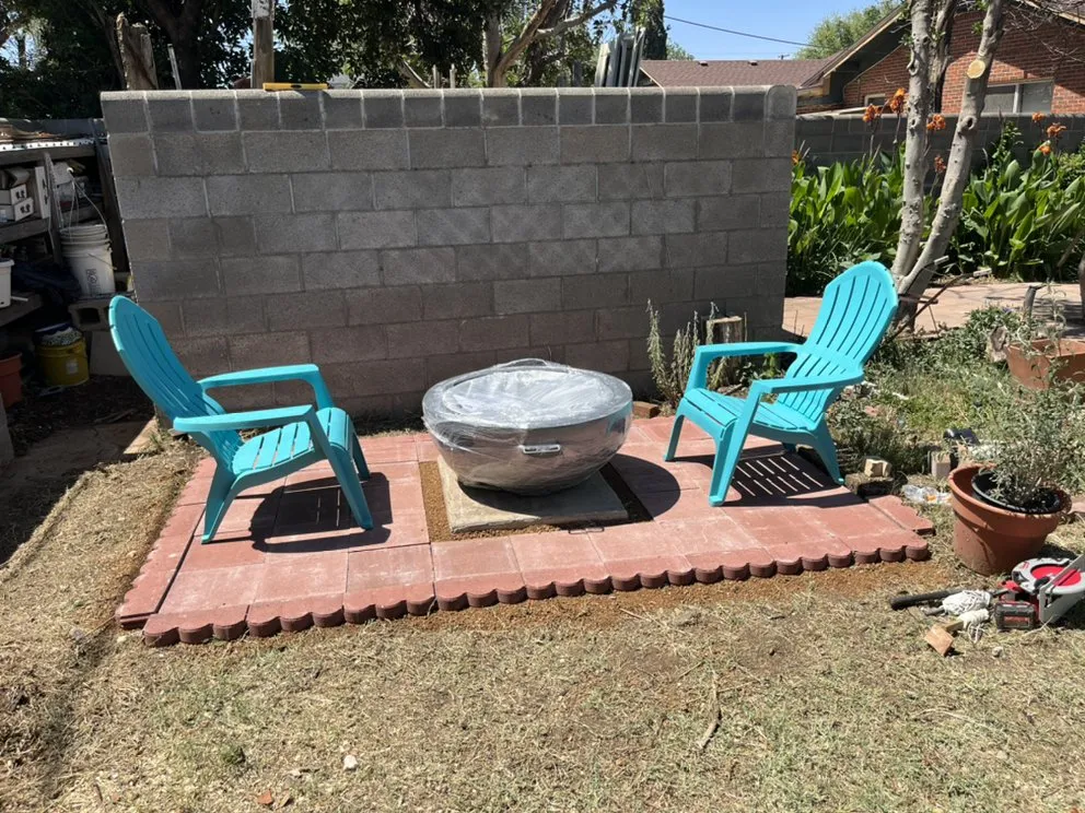 Custom garden landscaping in Midland, TX by Stones Lawn & Tree