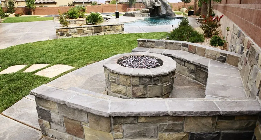 Top-rated yard cleanup service with custom design in St George, UT by STONETREE