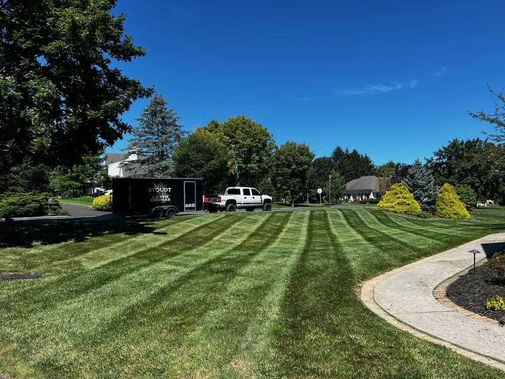 Expert yard maintenance for beautiful yards in Schnecksville, PA by Stoudt Lawn Services