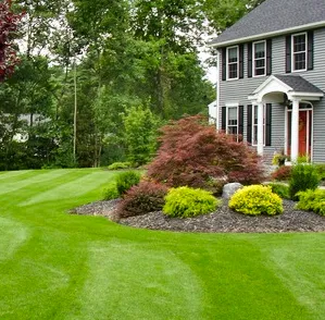 Expert garden landscaping with custom design across Plymouth, MI - Stout's Property Maintenence