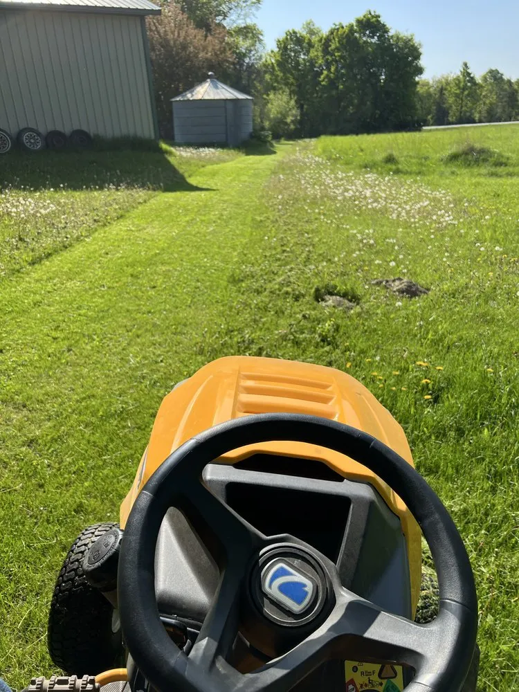 Trusted lawn mowing service for homes in Laporte, MN by Stovers Landscaping