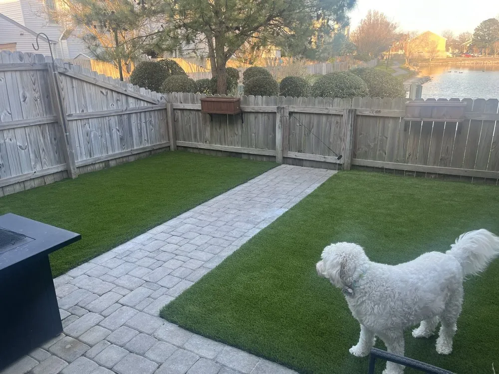 Trusted outdoor landscaping for homes in Chesapeake, VA by Strader Lawn Services