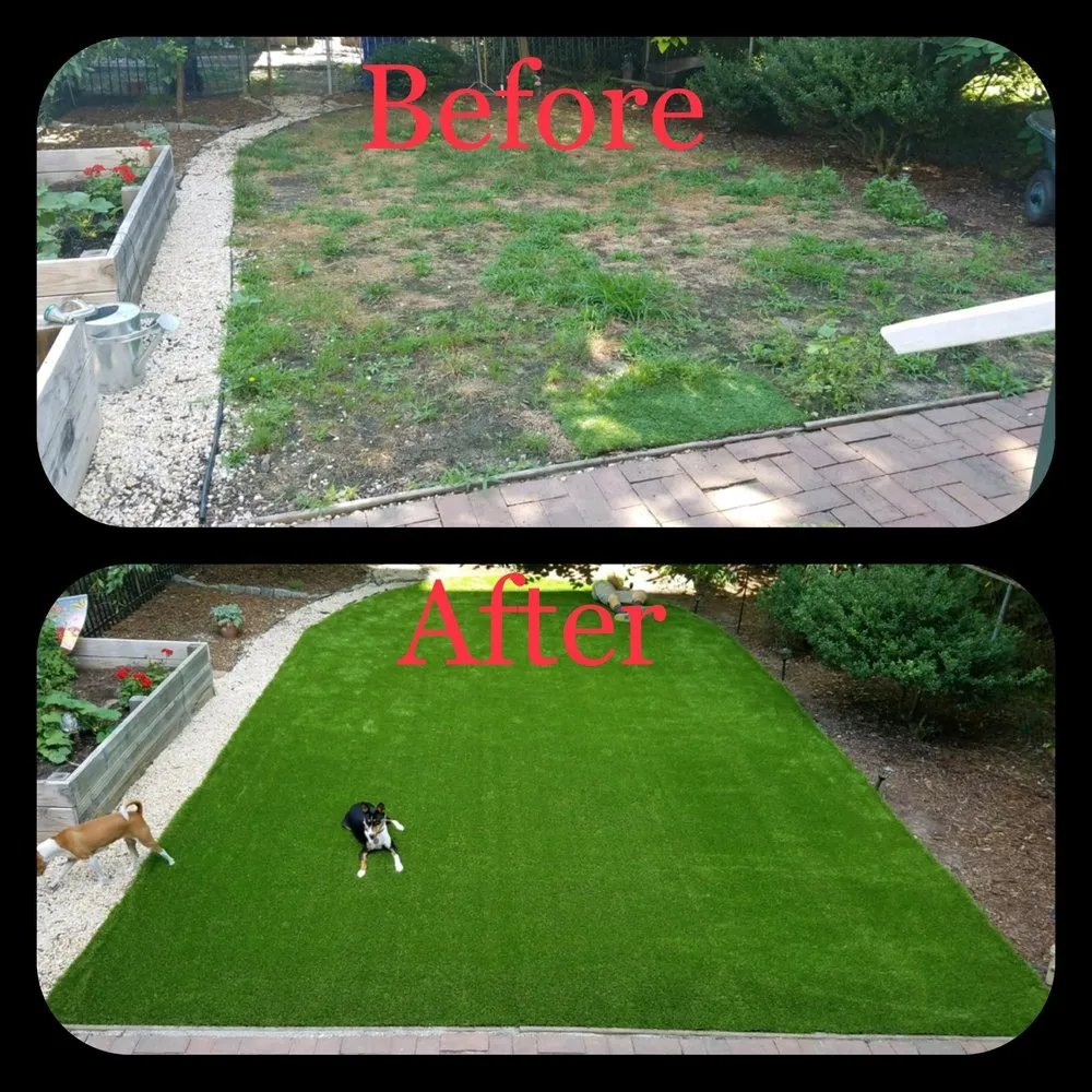 Custom landscaping services for beautiful yards in Chesapeake, VA by Strader Lawn Services