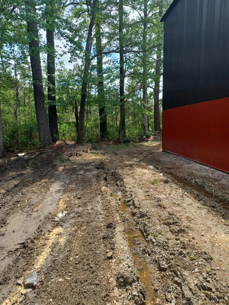 Custom outdoor landscaping in Hampton, VA by Straight Drop Lawn & Tree Care