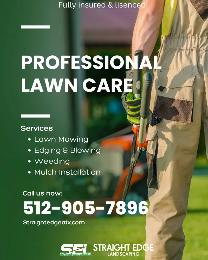 Custom landscape installation experts serving Leander, TX - Straight Edge Landscaping