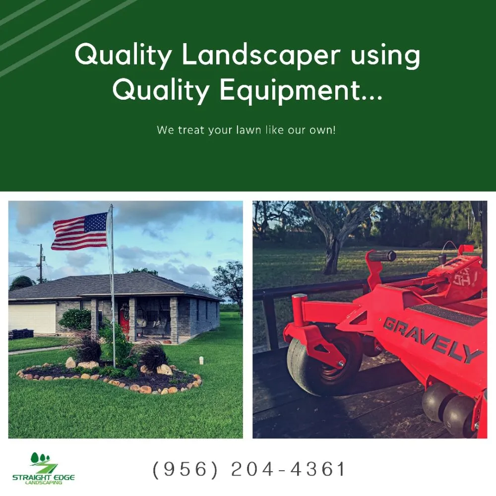 Affordable outdoor landscaping experts serving Olmito, TX - Straight Edge Landscaping