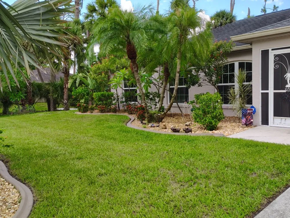 Trusted landscape installation in North Port, FL by Straight Edge Lawn Care Service