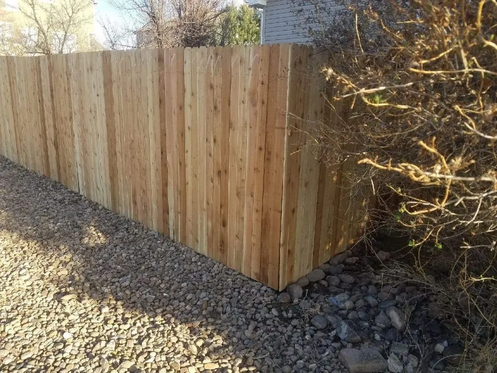 Professional landscape installation for homes in Parker, CO by Straight Fencing