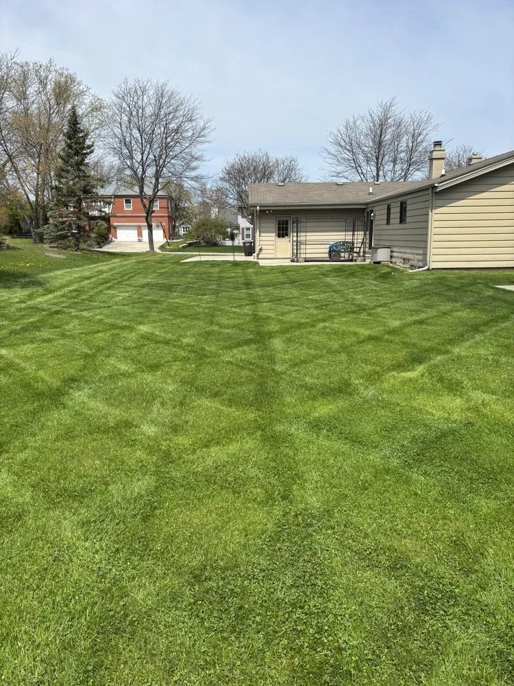 Trusted lawn care service with custom design across Hales Corners, WI - Straight Line Lawn Care