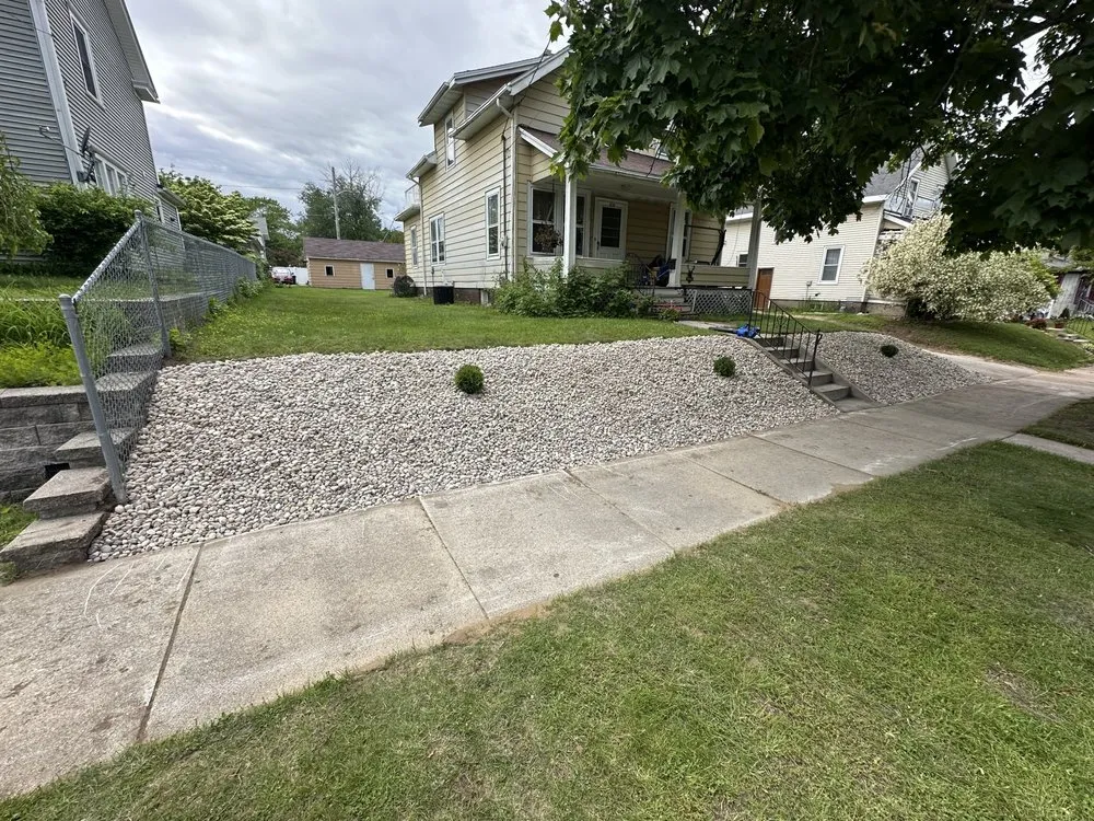 Reliable residential landscaping with custom design across Two Rivers, WI - Straight Line