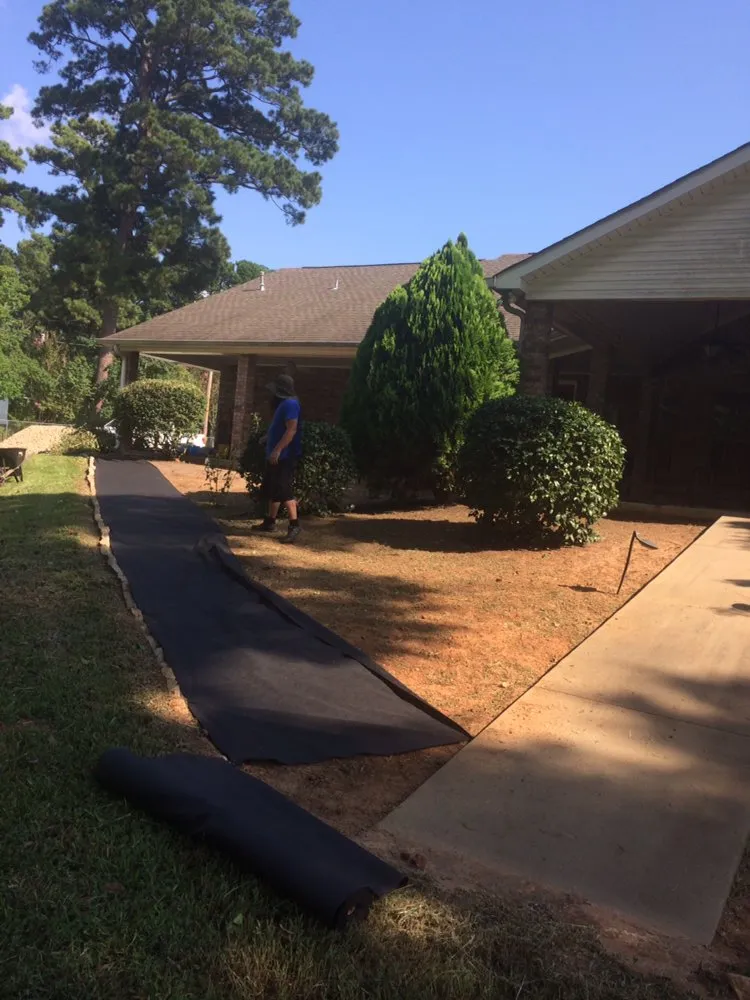 Professional outdoor landscaping for beautiful yards across Jefferson, TX - Straight Paths Lawn Care
