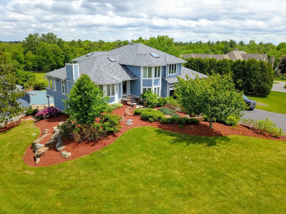 Custom outdoor landscaping for outdoor upgrades in Litchfield, NH by Straight Up Service