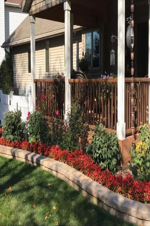 Professional outdoor landscaping with custom design in Sycamore, IL by Stran's Garden Center & Landscaping