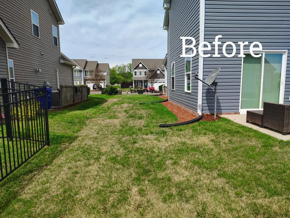 Professional outdoor landscaping in Green Level, NC by Straughans Lawn Care
