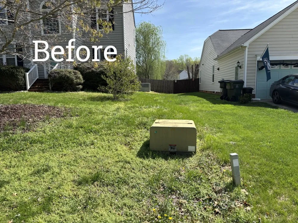 Professional landscaping services in Green Level, NC by Straughans Lawn Care