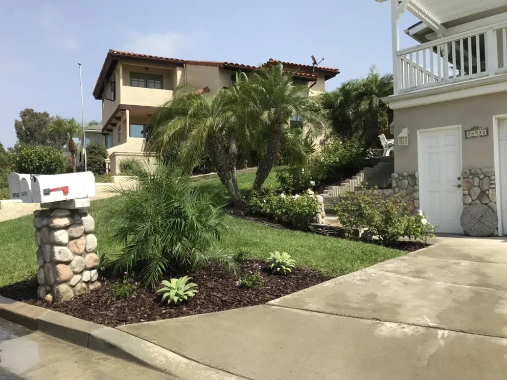 Professional landscape installation in Capistrano Beach, CA - Straw Hat Landscapes