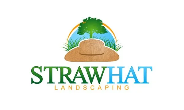 Straw Hat Landscaping Logo