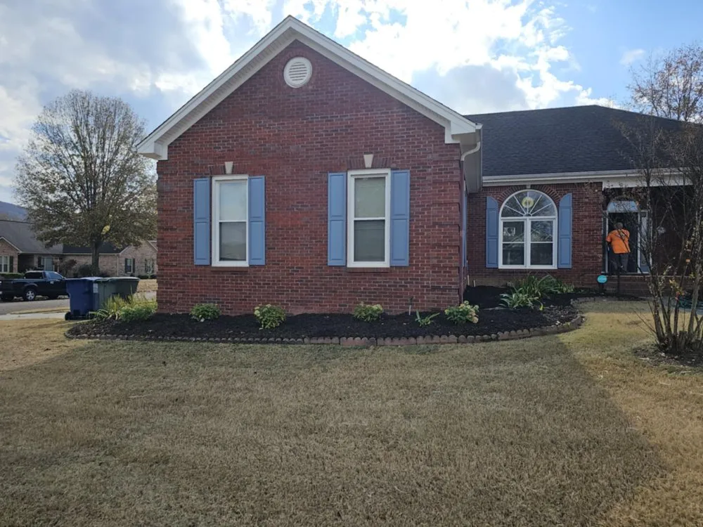 Affordable landscape installation in Huntsville, AL by Straw Hat Lawn Service