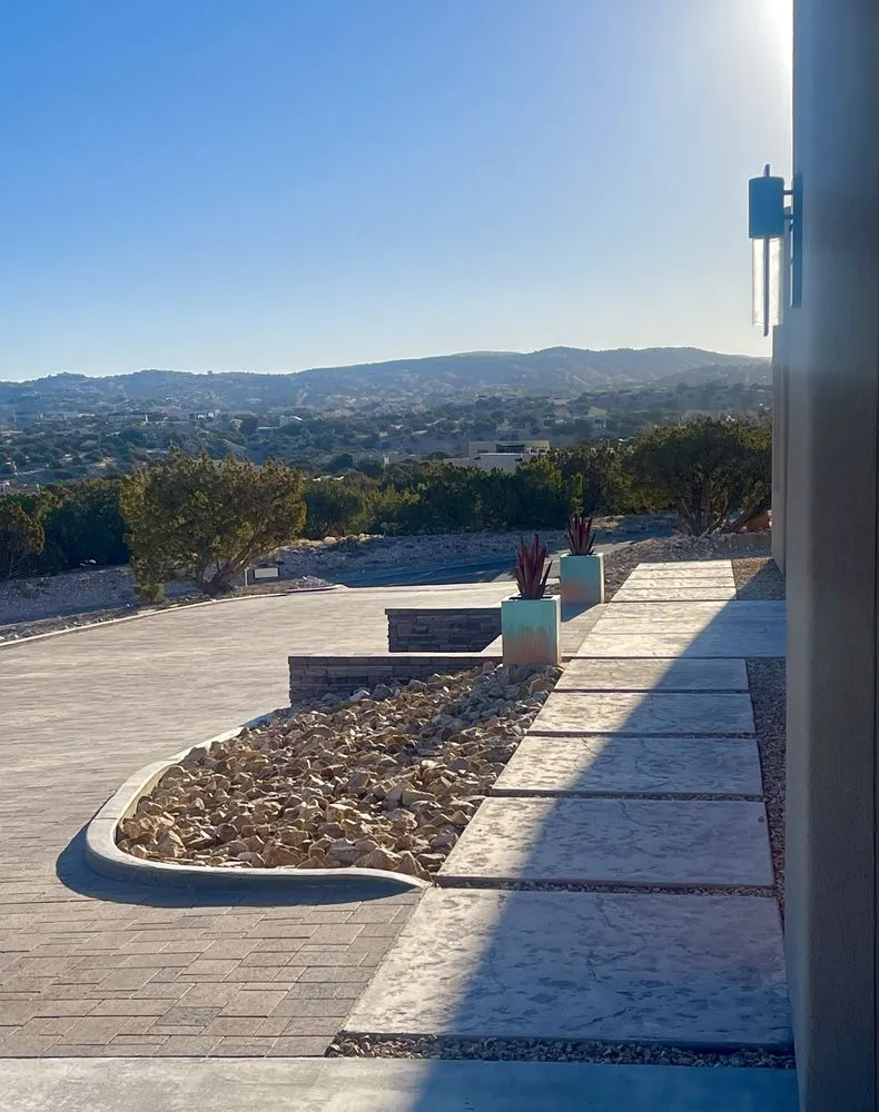 Custom lawn mowing service for homes in Albuquerque, NM by Streaming Visions Landscaping