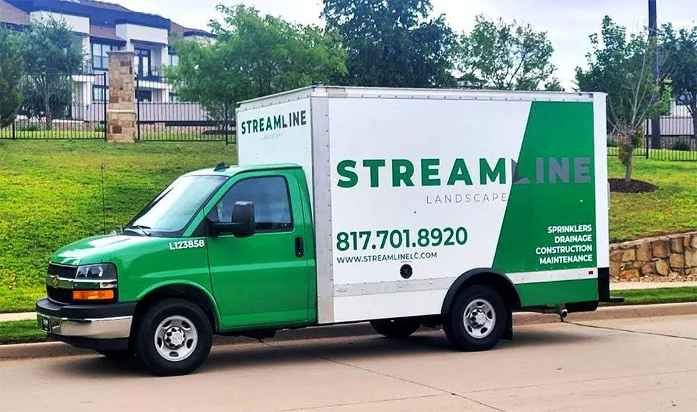 Reliable lawn mowing service with custom design in Colleyville, TX by Streamline Landscape