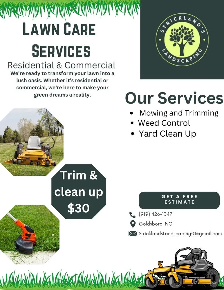 Trusted landscape design in Goldsboro, NC by Strickland’s Landscaping