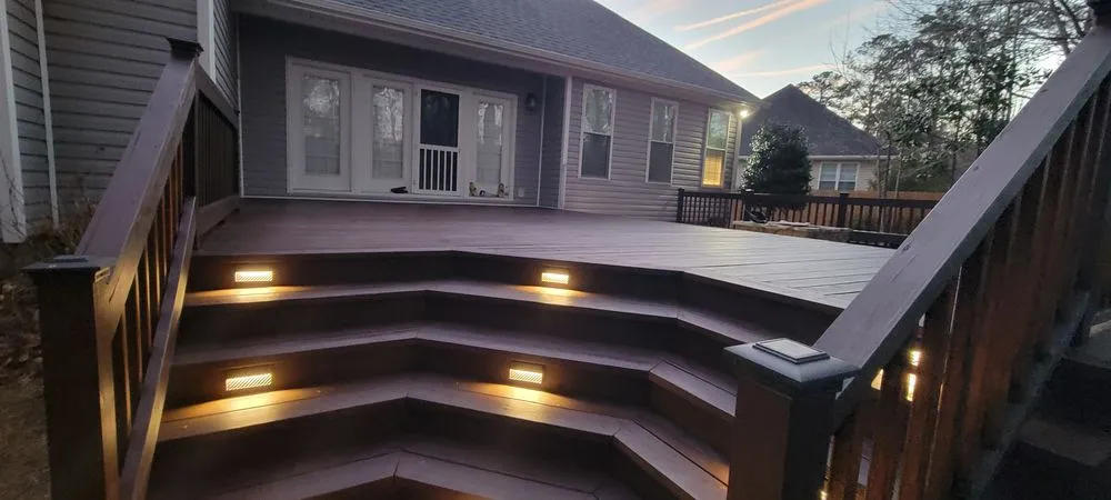 Professional residential landscaping with custom design in New Bern, NC by String Trimmers