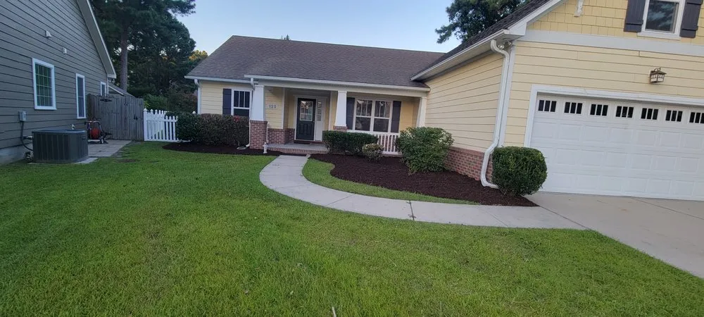 Local landscaping services for homes in New Bern, NC by String Trimmers