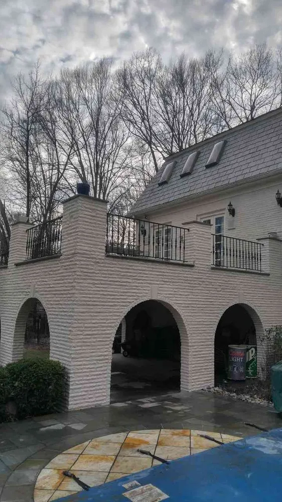 Custom garden landscaping in Amissville, VA by Stringfellow's Tree Service