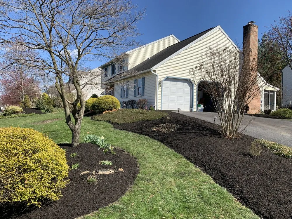 Local landscape installation for homes in Reading, PA by Stripe It Up Landscaping