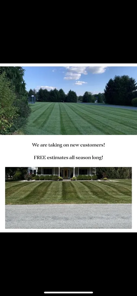 Affordable lawn mowing service for homes in Reading, PA by Stripe It Up Landscaping