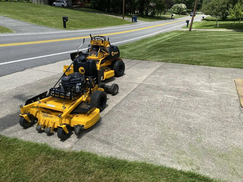 Custom residential landscaping for homes in Beaver, WV by Stripe Right & More