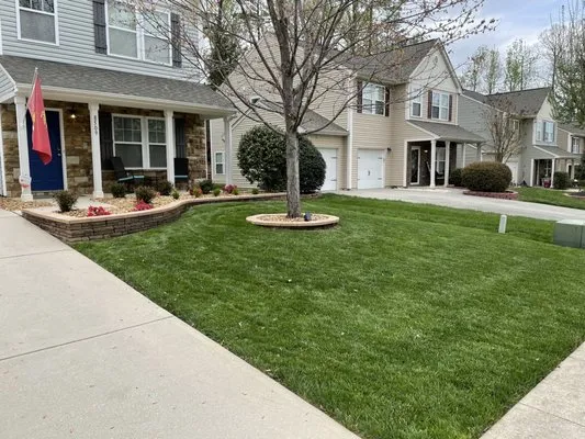 Stripes Are Right Lawn Care Logo