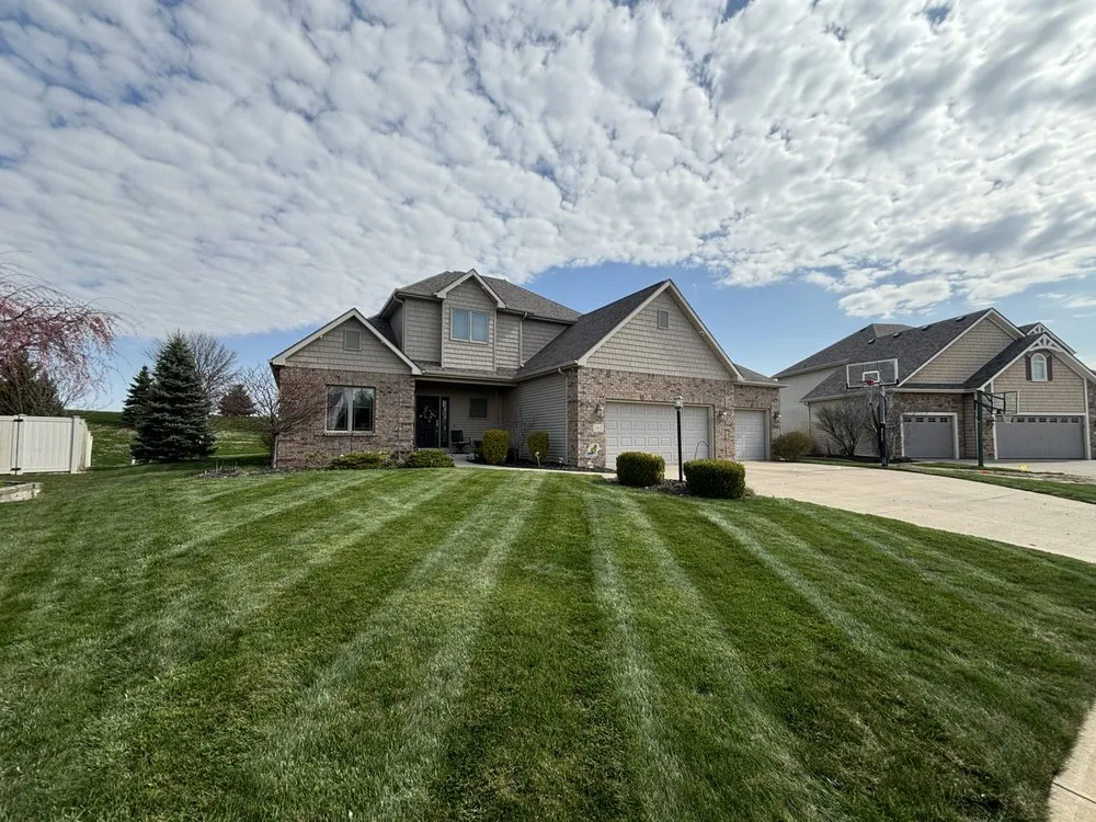 Affordable landscape design in Fort Wayne, IN by Stripes Lawn Services