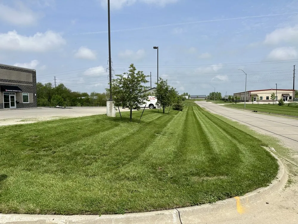 Professional landscaping services in Grimes, IA by Stripez Site Management