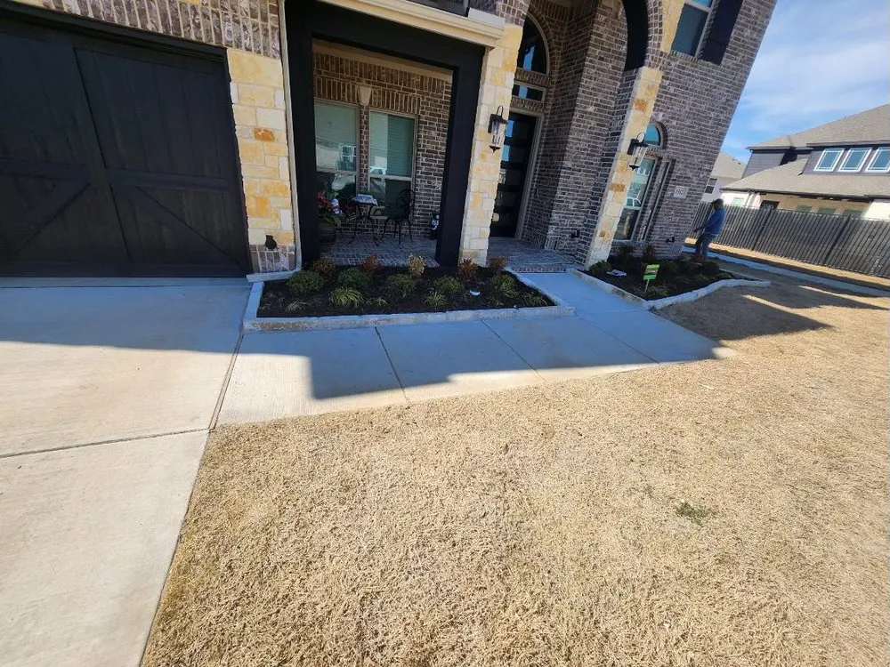 Custom landscaping services for year-round maintenance in Forney, TX by Strong Roots Landscaping