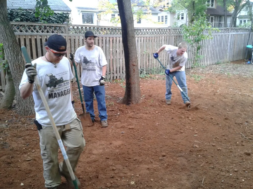 Top-rated garden landscaping with custom design in Alexandria, VA by Strong Students Lawn Care