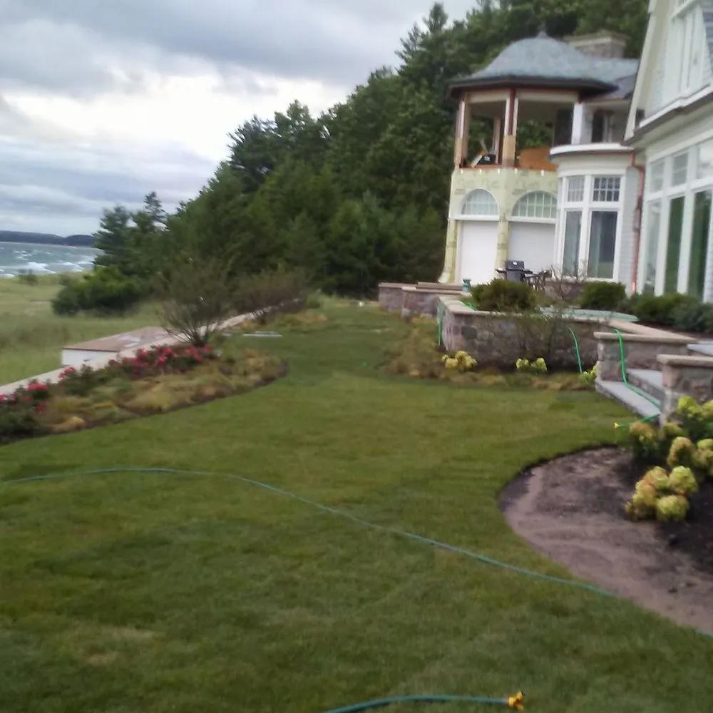 Local landscape installation in Zion, IL by Strong Sunrise Landscape & Construction