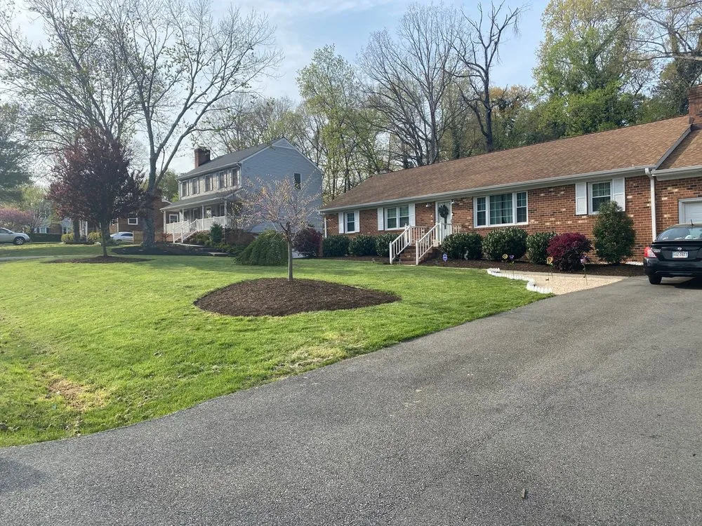 Expert landscape installation for beautiful yards in Chesterfield, VA by StrongScape Lawn Amenities
