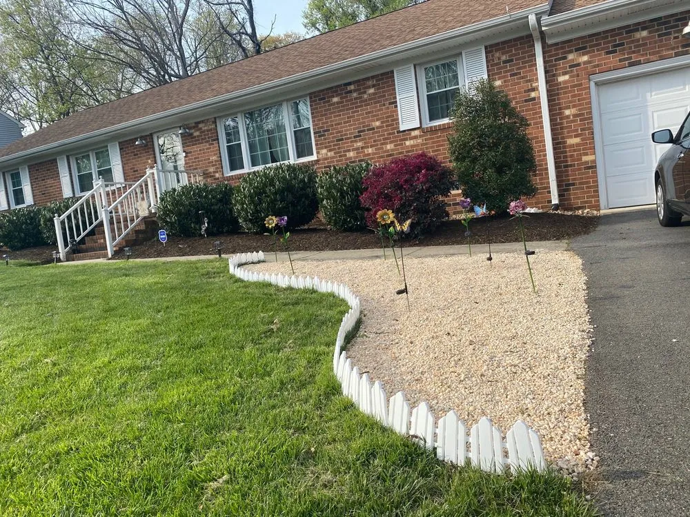 Custom garden landscaping in Chesterfield, VA - StrongScape Lawn Amenities