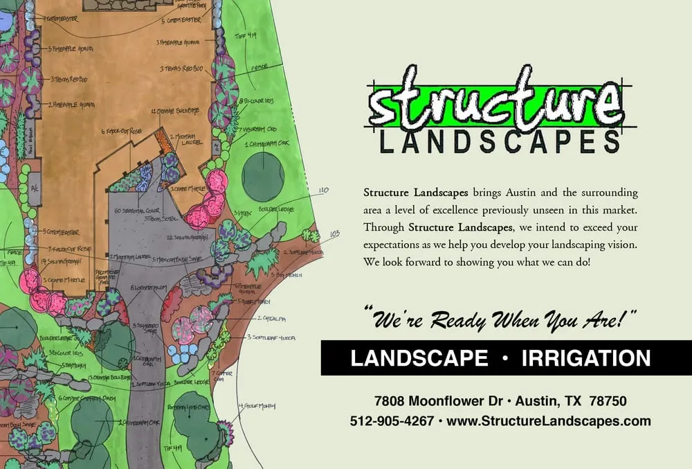 Local outdoor landscaping experts serving Austin, TX - Structure Landscapes