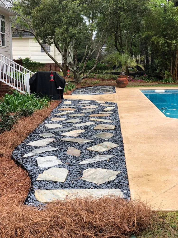 Professional landscape design in Thomasville, GA by Strut Lawn