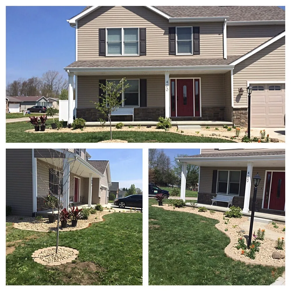Professional yard cleanup service for residential properties in Warsaw, IN by Stryker Lawn Service