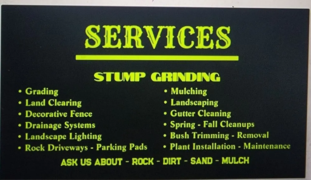 Custom lawn mowing service with custom design in Decatur, IL by Stump - It - Out