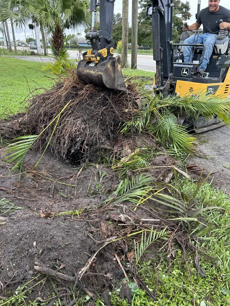 Custom garden landscaping in Palm Beach Gardens, FL by Stump It