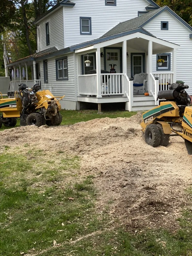 Custom residential landscaping for homes in Rocky Hill, CT by Stump Master