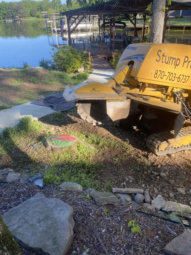 Custom residential landscaping in Hot Springs, AR by Stump Pro Grinding